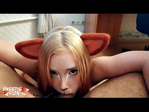 ❤️ Kitsune dîk û kum di devê xwe de dadiqurtîne ❤❌ Super seks li me